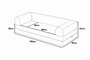 Atelier Del Sofa Legom Eco - Sofá-Cama de 3 Plazas Antracita